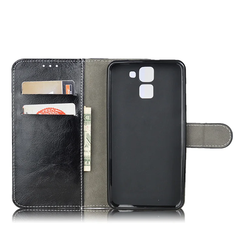 Ретро Кожаный чехол для HOMTOM HT30 кошелек Флип заднюю крышку 5 дюймов защитный