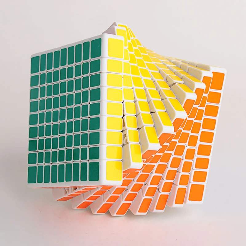 Новый ShengShou 9x9x9 головоломка куб профессиональный ПВХ и матовые наклейки Cubo Magico