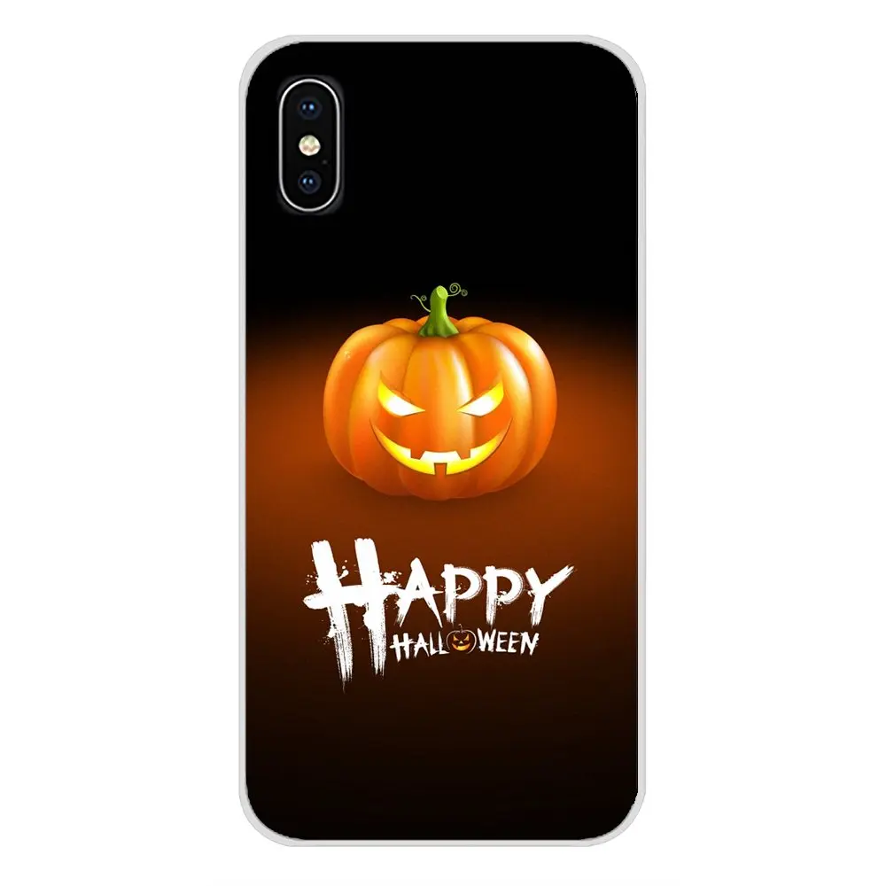 Счастливый Хэллоуин ткань тыква аксессуары чехлы для телефонов Чехлы Huawei P Smart Mate