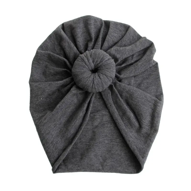 DGY Baby Turban Top Knot Hat Toddler Kids Boy Girl India Beanie Hat Lovely Soft Newborn Headwear Photography Props Accessories - Цвет: DGY