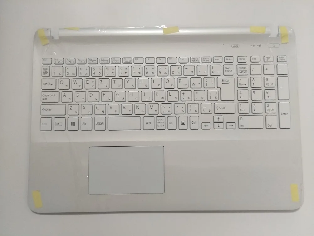 Белая клавиатура для ноутбука JP/japan sony SVF15 SVF152 SVF153 SVF15E с подставкой подсветкой и