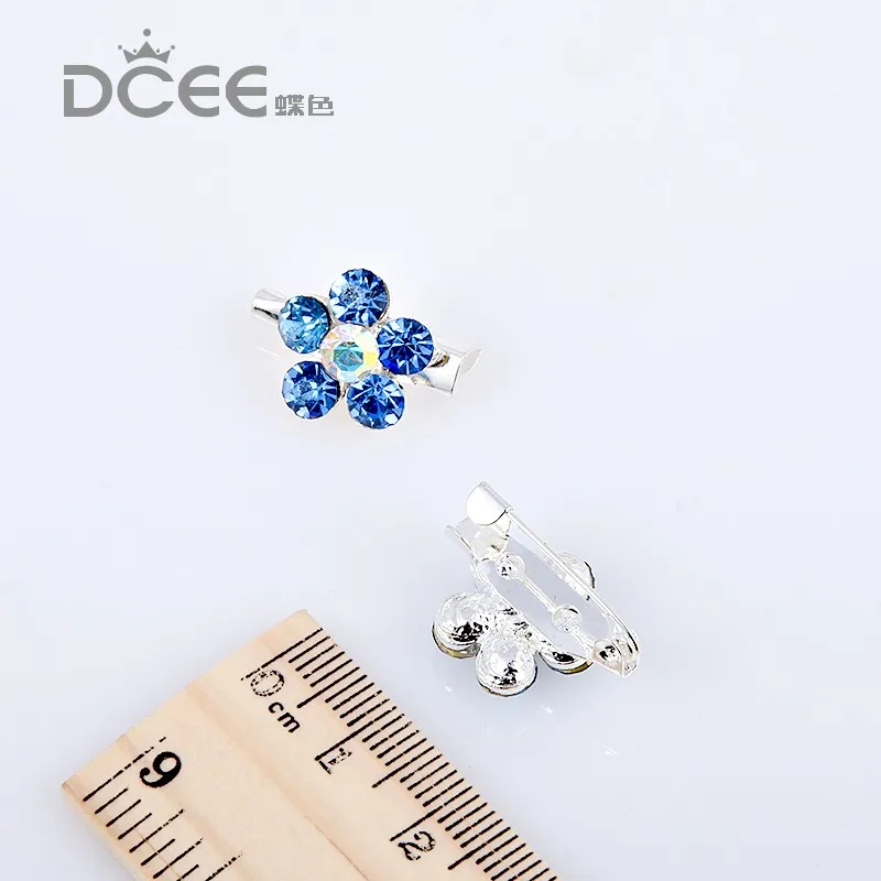 DCEE 12 шт./лот, брошь на булавке для женщин, Свадебная вечеринка, Повседневное платье, маленькие цветные броши с кристаллами, Женские Броши заколки для хиджаба