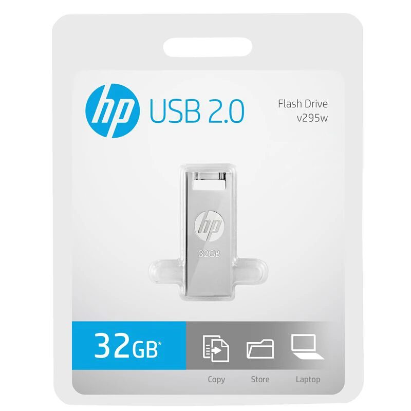 НОВЫЙ HP USB Flash 16 ГБ 32 64 Pendrive v295w Симпатичные Memory Stick Plus otg типа C DJ DIY Пользовательский