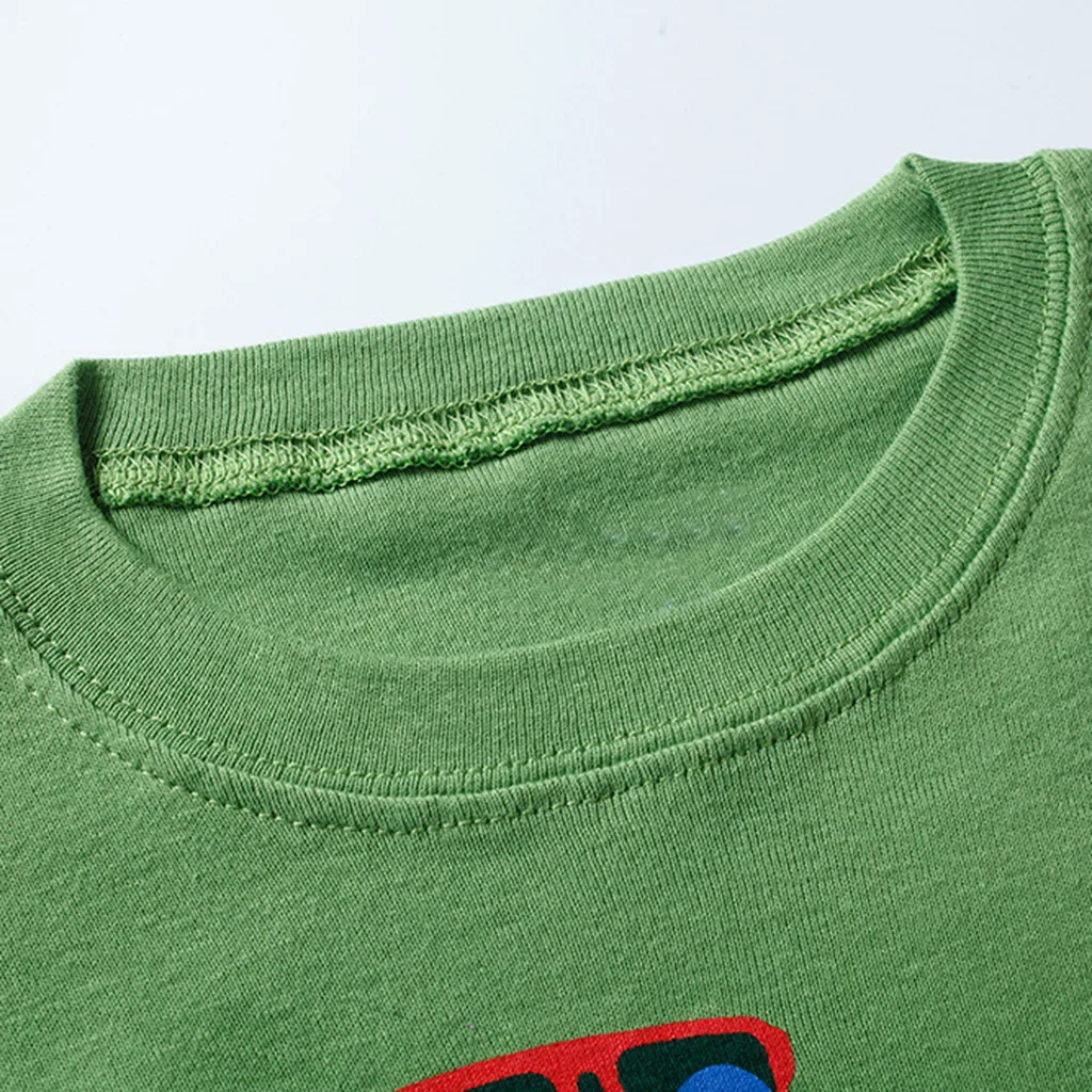 Комплект из 2 предметов для мальчиков и девочек Повседневное платье с короткими