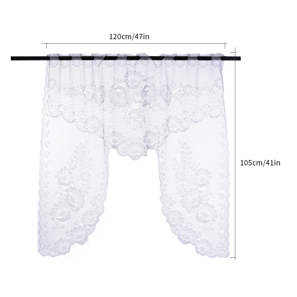 2019 Новое поступление винтажный стиль кружевная штора оконный шарф украшение для