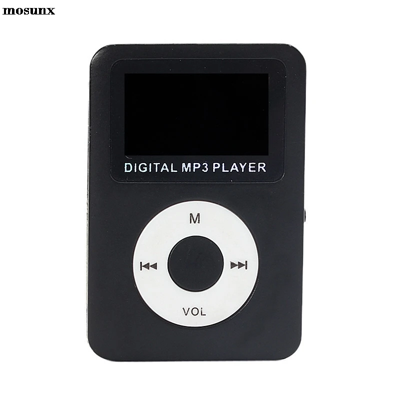 Цифровой mp3 плеер mosunx с USB ЖК экран 32 ГБ Micro SD карта модный MP3 цифровой музыкальный