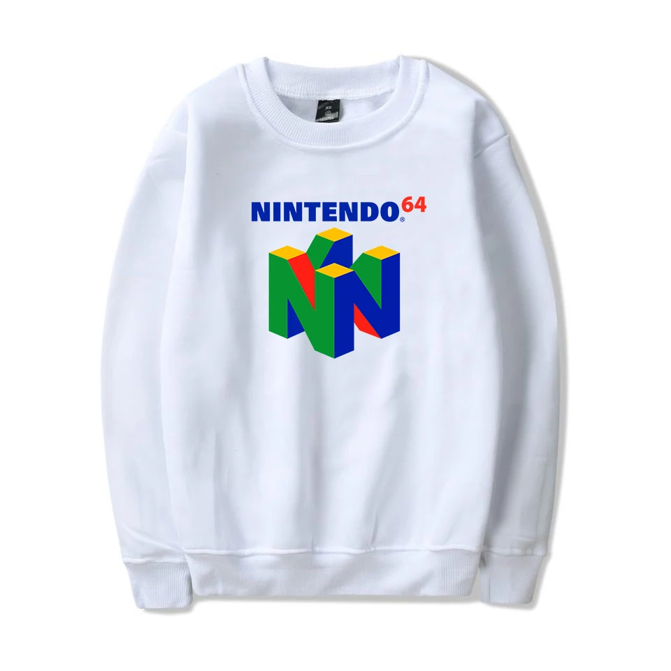 Новое поступление горячая Распродажа Classic N64 толстовка с капюшоном и принтом в