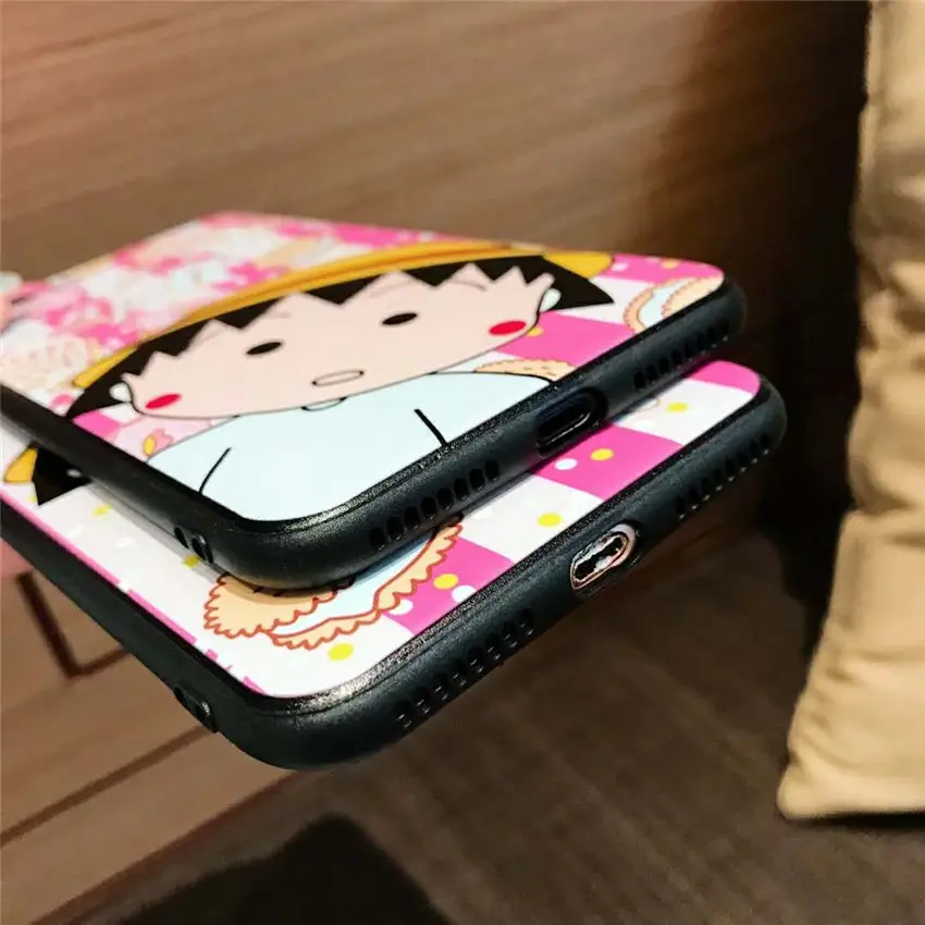 Рельеф Лаки Тедди Chibi Maruko-chan Cookie Печенье узор TPU + PC чехол Чехол для задней панели с