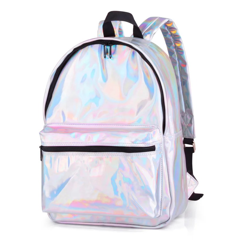 Голограмма с usb зарядкой рюкзак для женщин лазерная школьная сумка девочек