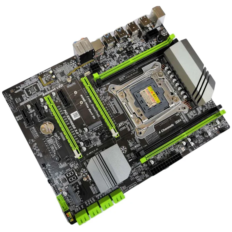X99 LGA2011-3 материнская плата для Intel I7 E5 4-канальный DDR4 2133/2400/2800 32G RAM NVME SSD M.2 SATA2.0 USB3.0
