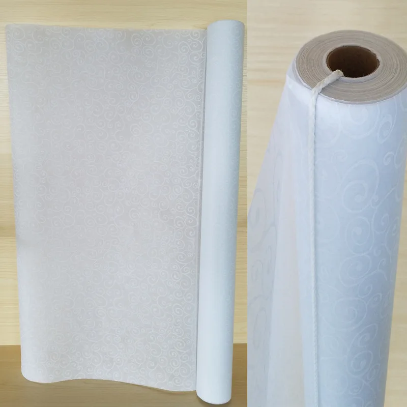 0 7 мм белый цветок печати прохода бегун Свадебные украшения 30 метров один раз