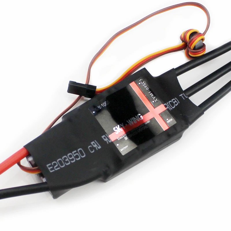 Контроллер скорости Skywing 100A ESC 5A/5V BEC для радиоуправляемого вертолета|speed controller|esc