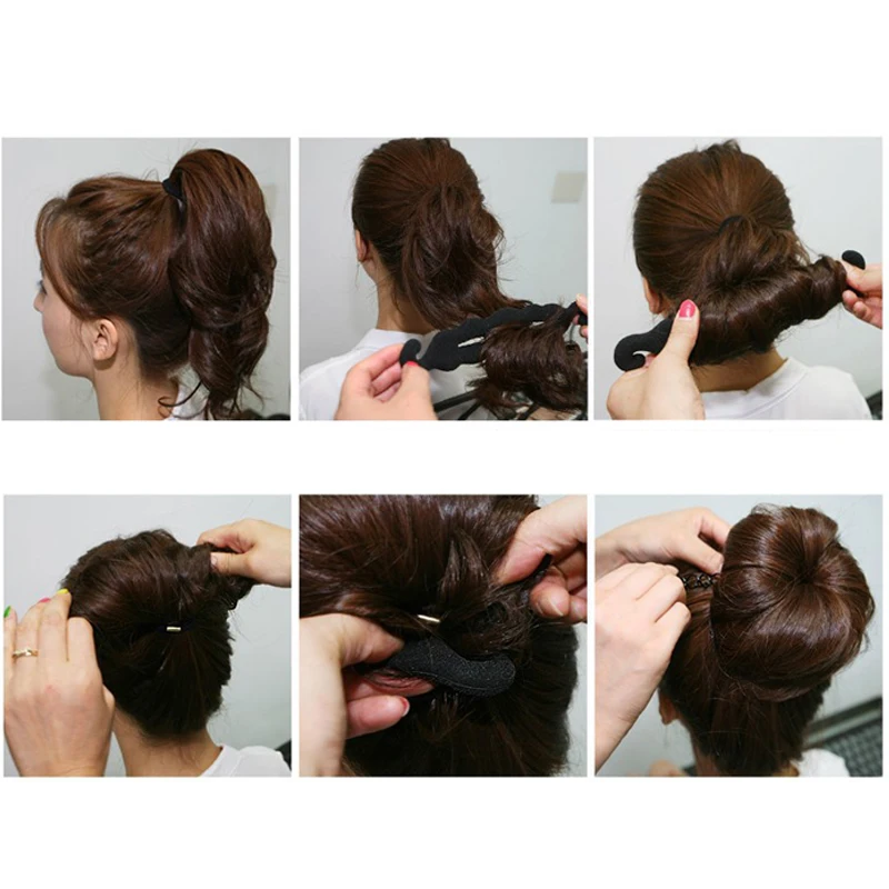 Устройство для волос Hairdisk волшебный Поролоновый спонж женщин и девочек быстрый