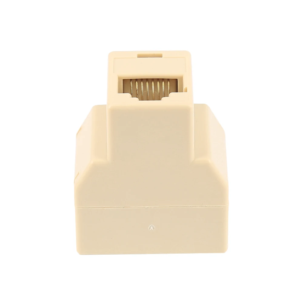Разветвитель RJ45 1 шт. 2 гнезда 3 порта кабель разъем Ethernet сеть для ПК ноутбука