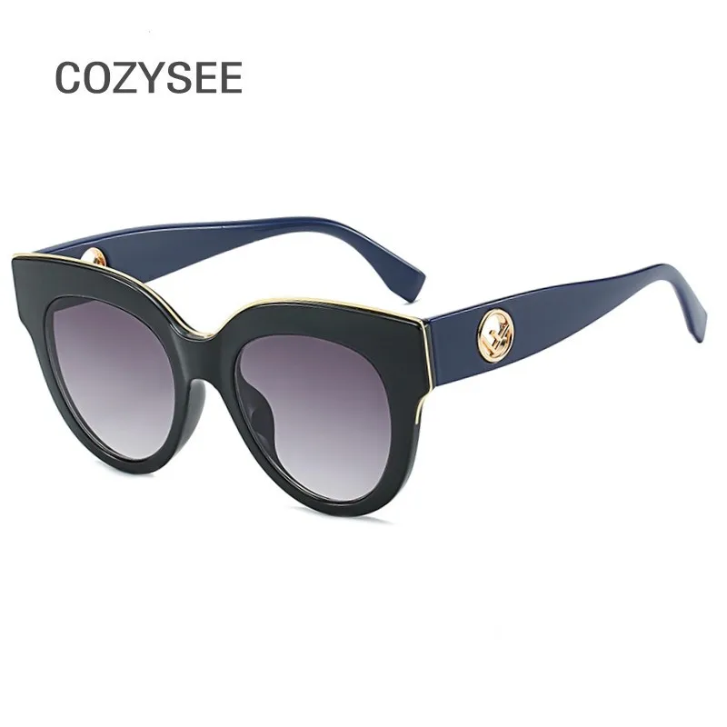 Мода 2019 женские маленькие солнцезащитные очки кошачий глаз брендовые