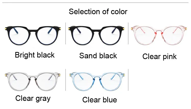 2019 оправа для очков в ретро стиле с защитой от голубого света и круглой оправой