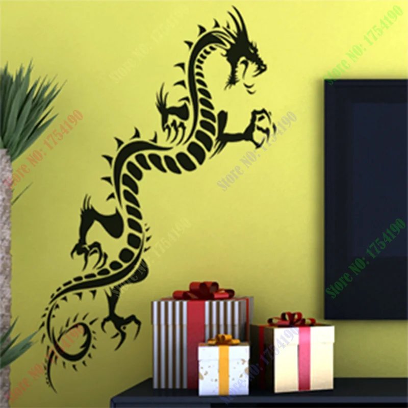 

Wall stickers Home decor PVC Vinyl paster Removable Art Mural Dragon Free Shipping