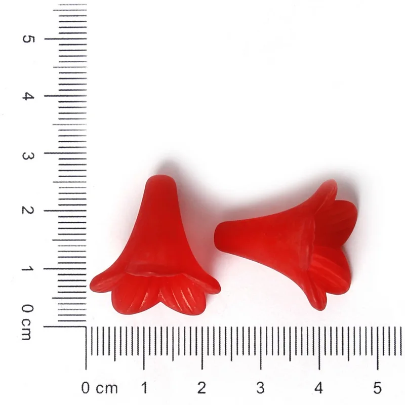 Лидер продаж! Акриловые Матовые Цветочные бусины россыпью с отверстием подходят