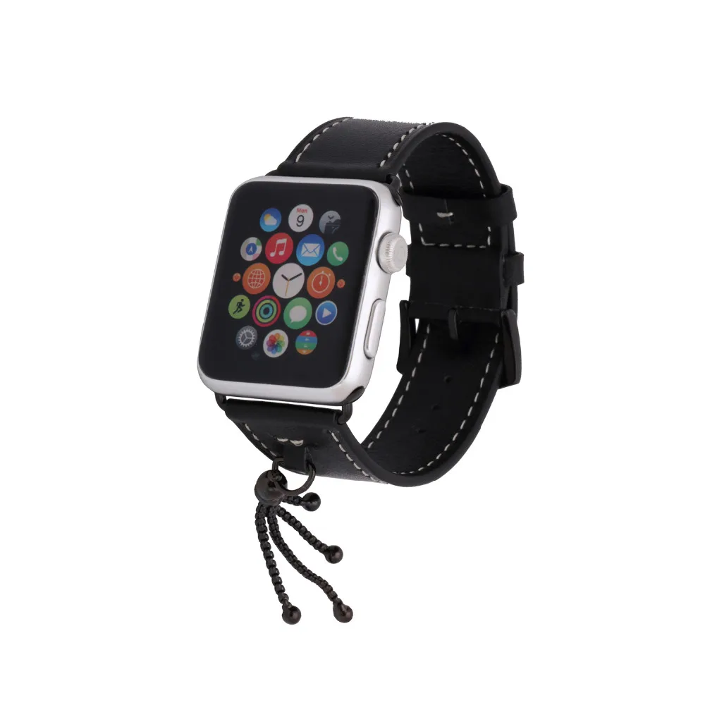 Натуральная кожа ремешок для Apple Watch группа 42 мм/38 Украшения браслет ремень