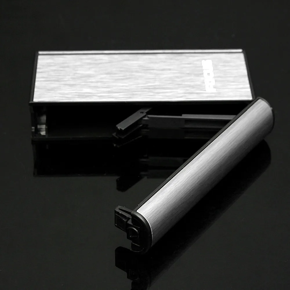 Ограниченная новинка гаджет мини Cohiba сигары коробка Алюминий автоматический выталкивание сигареты табака чехол ветронепроницаемая коробка держатель K3152