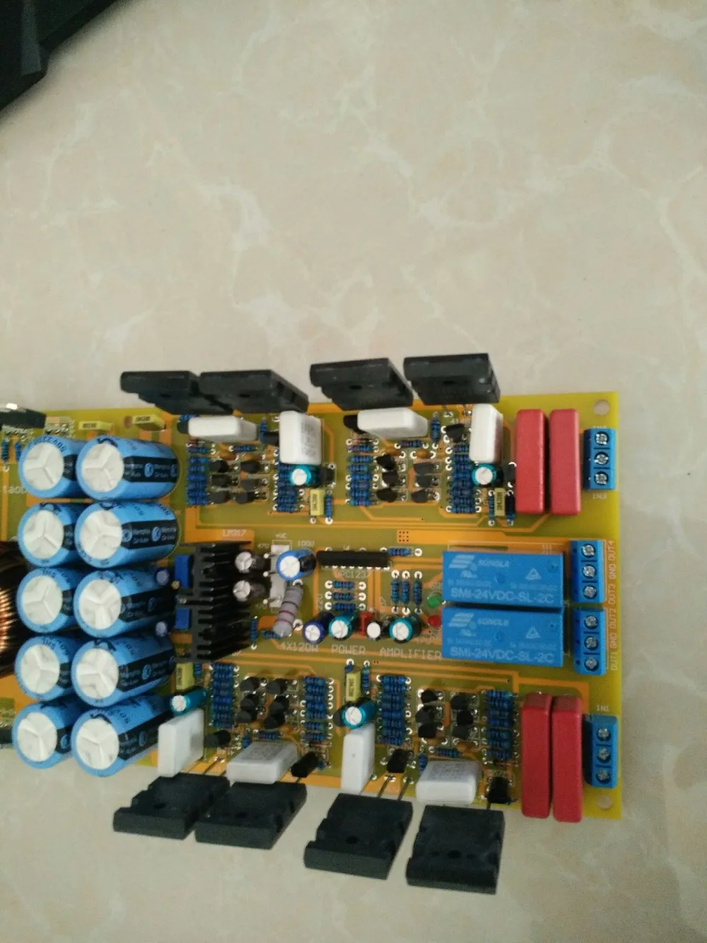 DC12V Высокая мощность 4*120 Вт 4 канала оригинальный 5200/1943 TTC5200 TTA1943 класс AB чистый