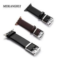 genuine leather strap for apple watch band 42mm 38mm classic buckle belt bracelet watchband for iwatch 321 watch strap
