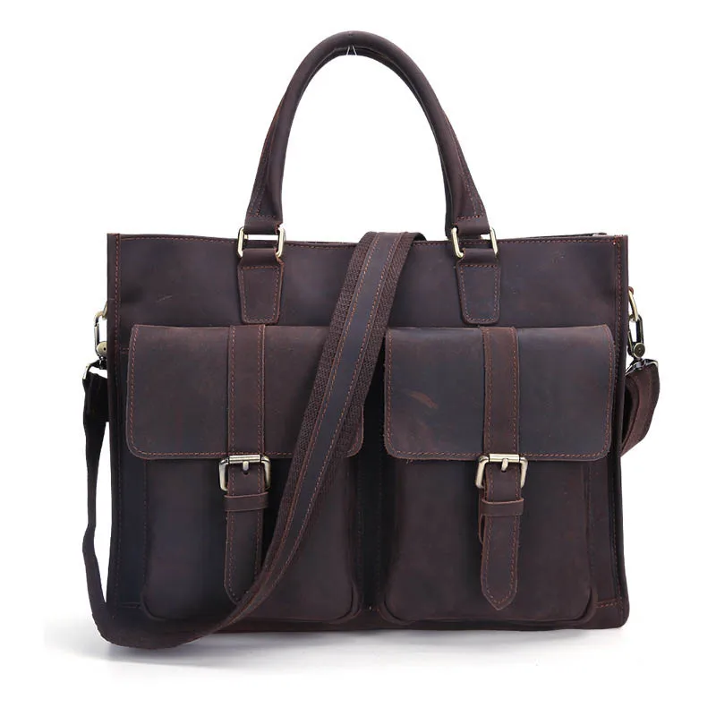 

Деловая сумка на молнии для ноутбука, простая сумка, портфель, коричневый, портативный, унисекс, нейлон, качественная, Классическая, модная, ...