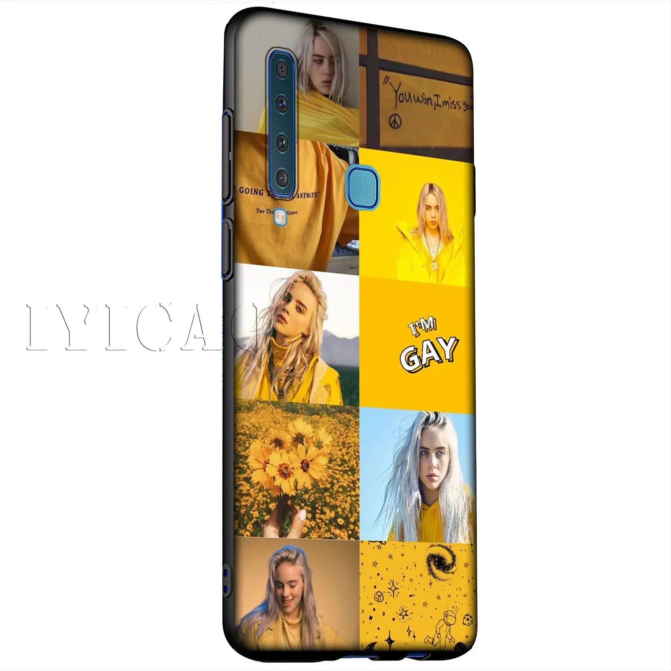 IYICAO Billie Eilish Khalid милый силиконовый мягкий чехол для Samsung Galaxy A6 Plus A9 A8 A7 2018 A3 A5 2016 2017