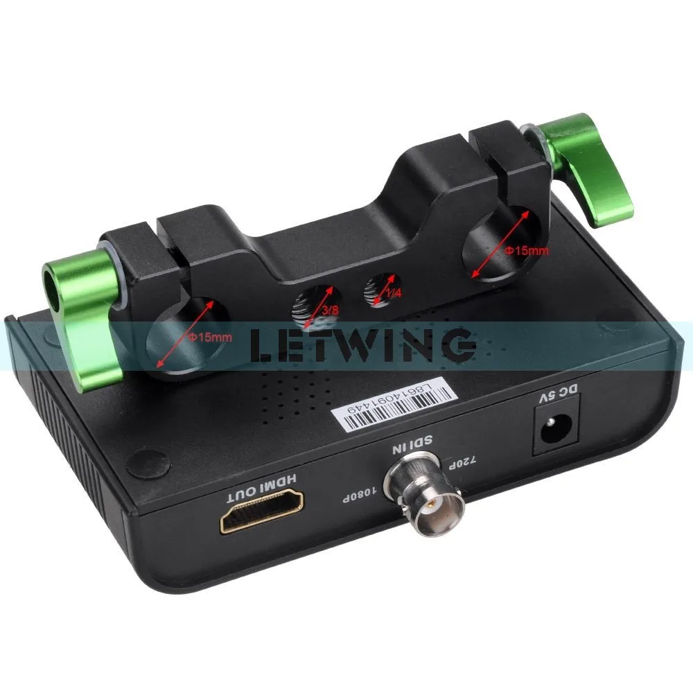 Lanparte SDI в HDMI конвертер с 15 мм Род Зажим для Зеркальные фотокамеры BMCC на мониторы