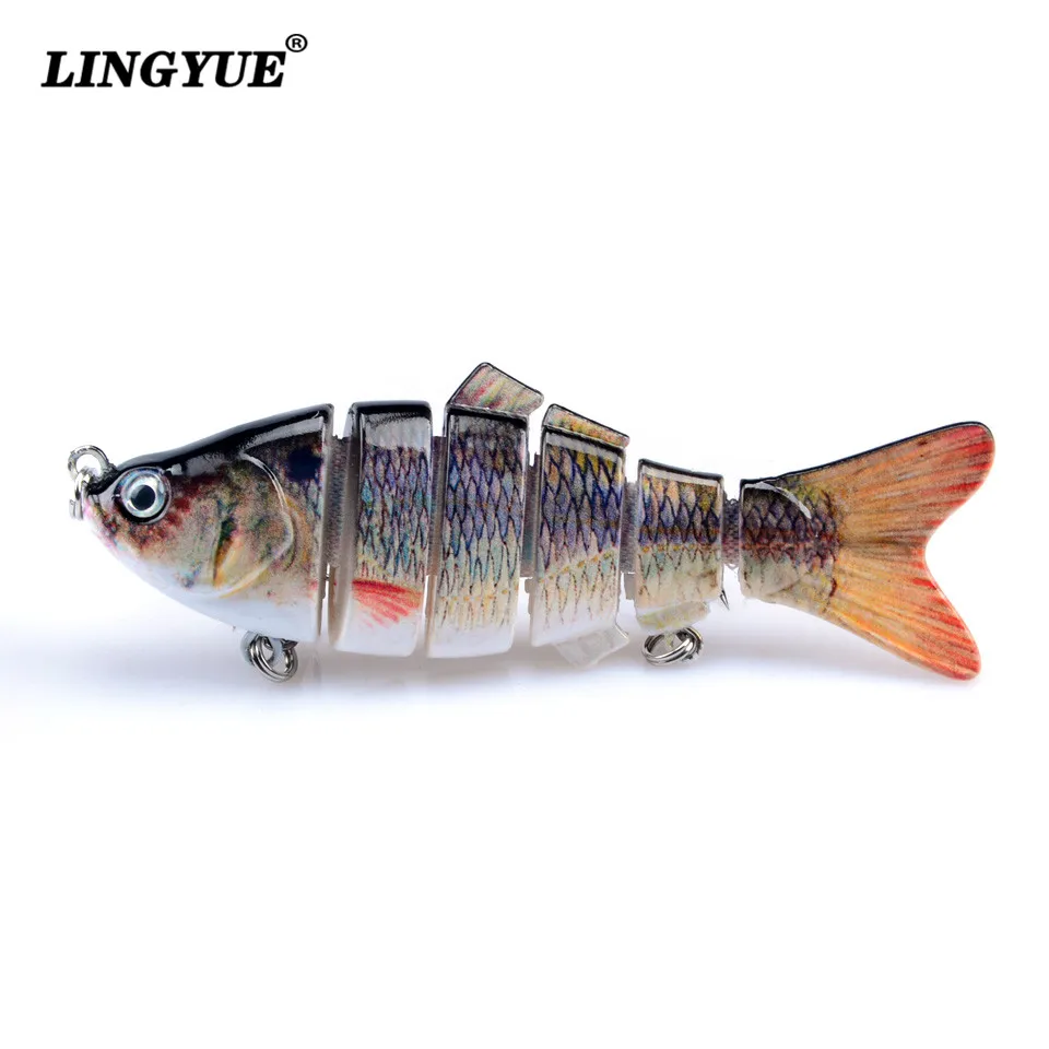 5 шт./Лот рыболовные приманки 6 секций многосекционная свимбейт искусственная