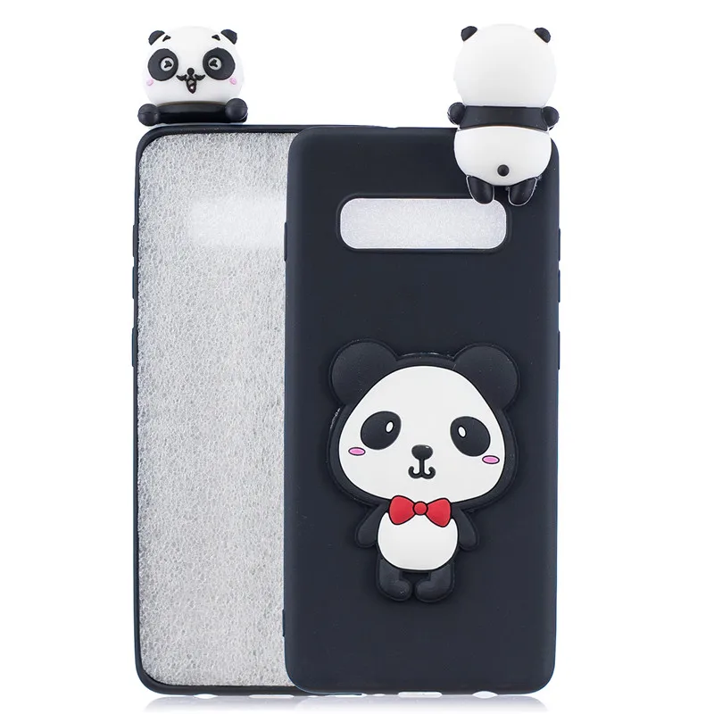 Style 4 Чехол с единорогом FLYKYLIN для samsung Galaxy S10e S10+ S10 S9 S8 Plus S6 S7 Edge чехол s Мягкий силиконовый чехол с 3D кукольными игрушками - Цвет: Style 4