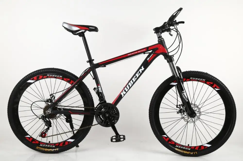 KUBEEN горный велосипед алюминиевая рама 21 скорость Shimano 2" колеса - Цвет: red 40