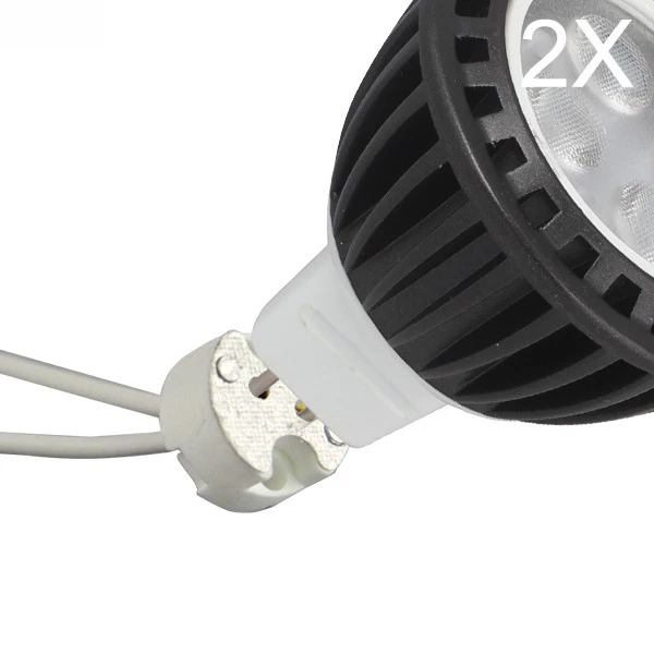 5x MR16 GU5.3 керамическая лампа Базовая розетка LED CFL галогенная держатель с проводным