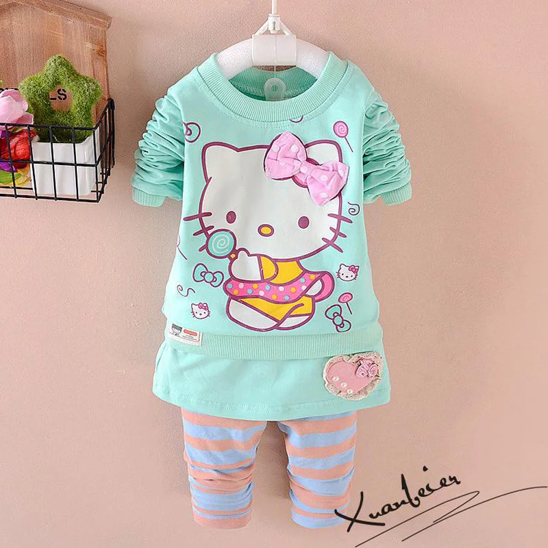 Детские осенние кофты BibiCola Рождественские комплекты одежды для девочек дети