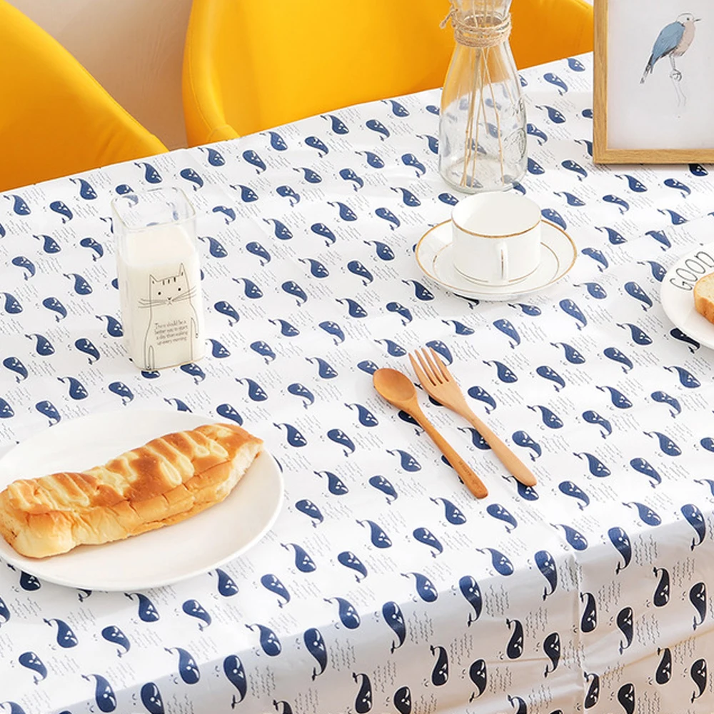 Пасторальная скатерть водонепроницаемая и маслостойкая анти скальдинг из ПВХ