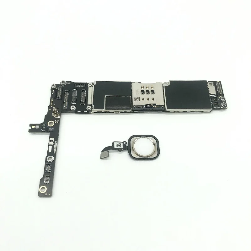 Материнская плата для iphone 6plus, 6 p, материнская плата с сенсорным ID, черный/белый/золотой,, разблокирована для iphone 6+, карта/плата