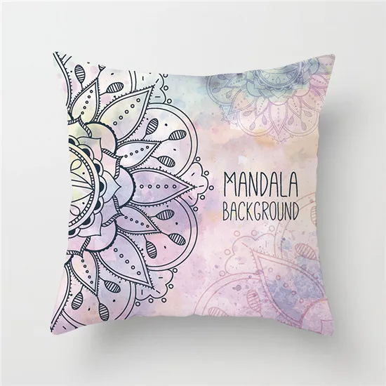 PC02269 Fuwatacchi Мандала с цветочным рисунком, чехол для подушки, полиэстер, геометрический чехол для подушки, украшение дома, диван, Рамадан, наволочка для подушки - Цвет: PC02269