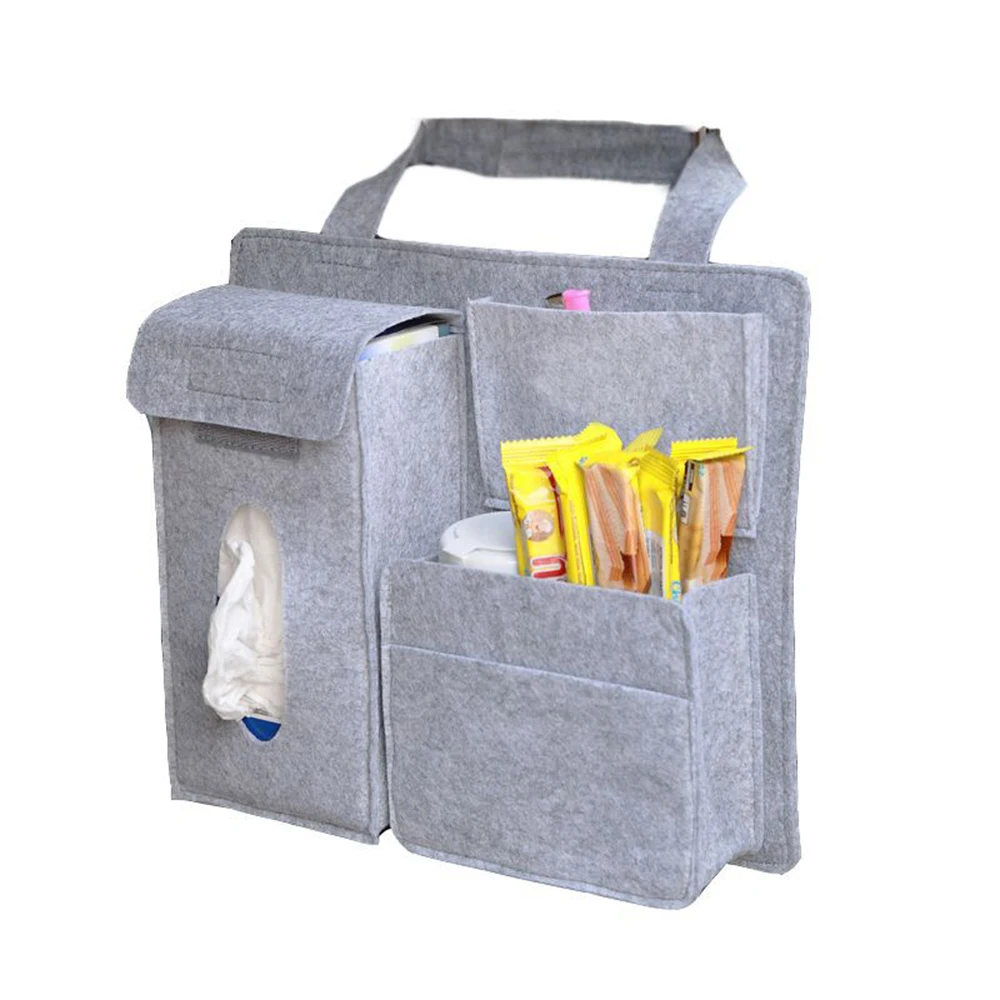 Rylybons Car Seat Back Hair Felt Storage Bag Hanging Bags Child Safety Multifunction Box Multi-pockets Holder | Автомобили и