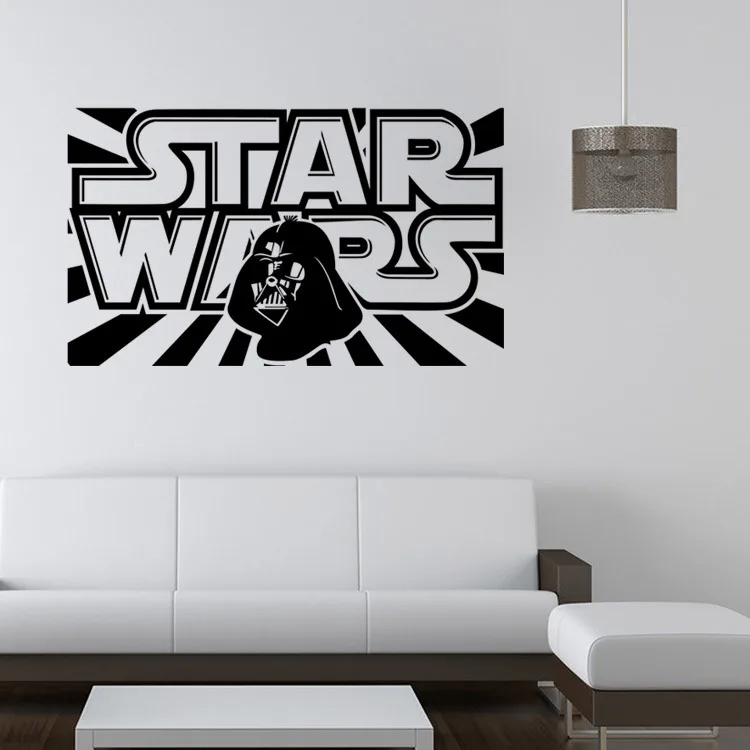Настенный стикер Звездные войны с Дартом Вейдером Виниловая наклейка для