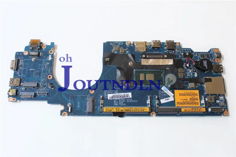 Материнская плата JOUTNDLN для ноутбука Dell Latitude 5480 HHY6K 0HHY6K CN COM70 LA E081P W/ I5 6300u 2 4 ГГц