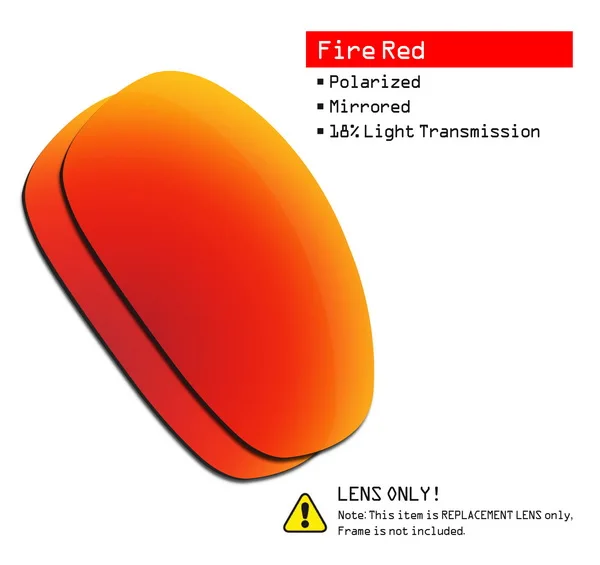Fire Red-ShieldCoat SmartVLT поляризованные Сменные линзы для солнцезащитных очков Окли Джульетта-несколько вариантов - Цвет линз: Fire Red-ShieldCoat