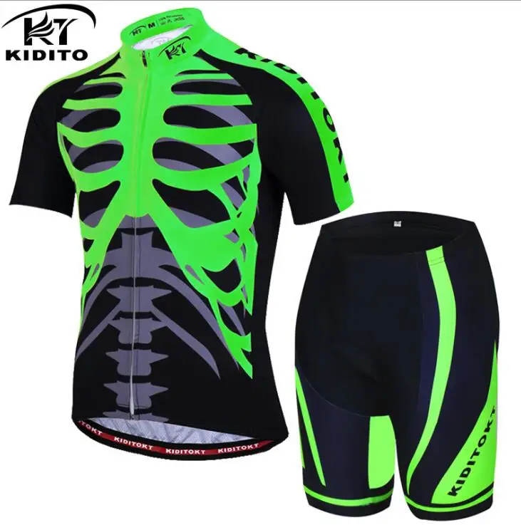 KIDITOKT набор Джерси для велоспорта pro team ropa ciclismo bicicleta bike bycicle maillot ciclismo hombre uniforme одежда для велоспорта - Цвет: Jersey and Pants