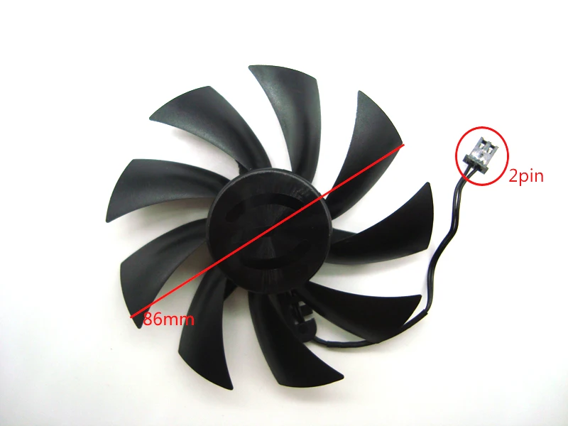 EVGA GTX750Ti карты вентилятор PLA09215S12H отверстие диаметром 42 мм Диаметр 87 12 В 0.55A| |