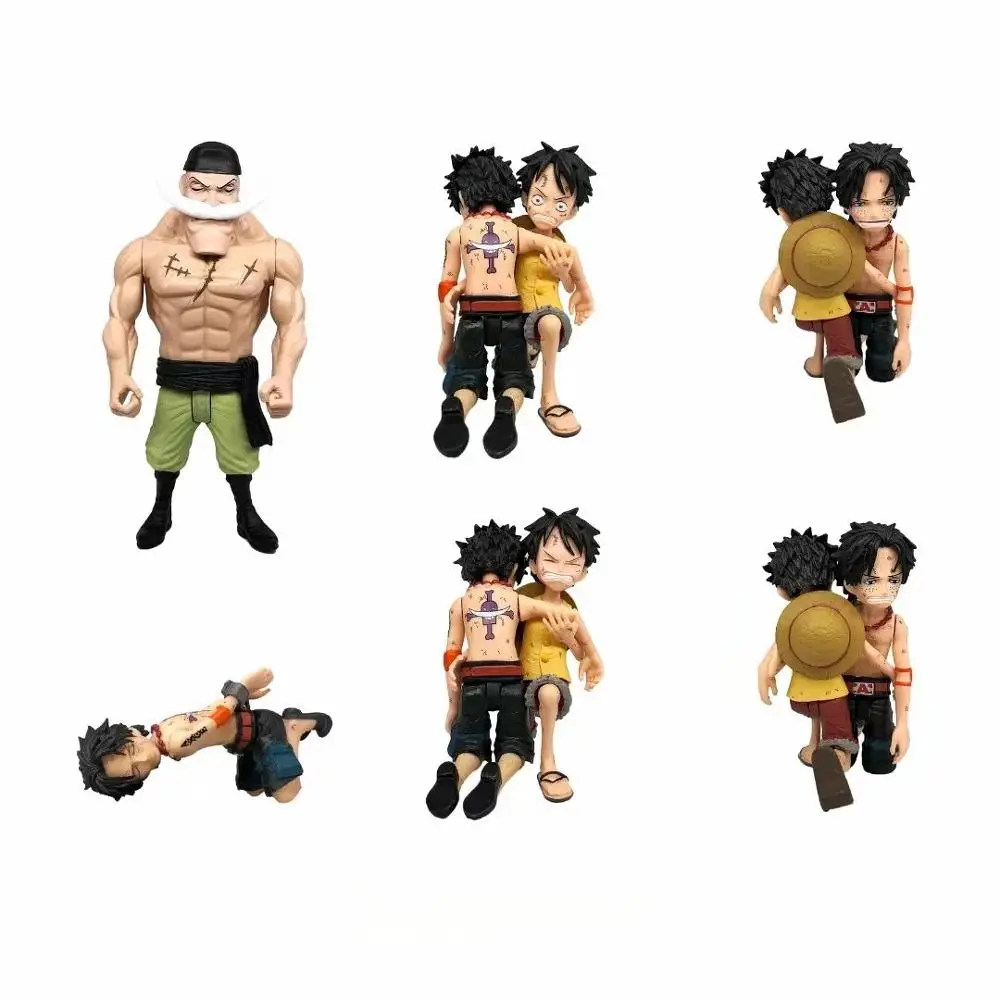 Экшн фигурка Luffy Death of Ace Эдвард Уайт белая борода гробница Ньюгейта ПВХ