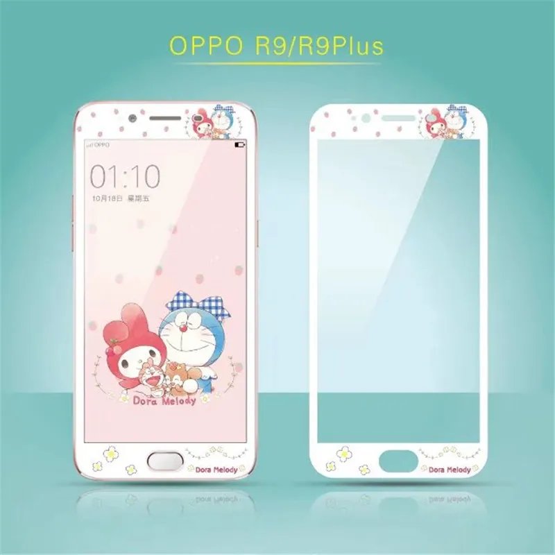 Screen Protector for OPPO R9s Ultra-thin Full Coverage Fiber protector Plus Cartoon Matte Front Free Ship | Мобильные телефоны и