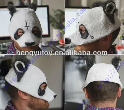 Лидер продаж маска панда новый стиль нарядное платье новинка латекс|panda mask|panda mask