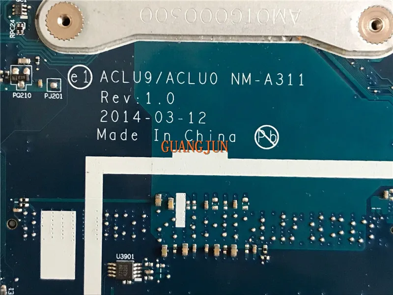 KEFU Хорошее Качество для Lenovo G50 30 ACLU9/ACLU0 NM A311 материнская плата ноутбука с ЦП в