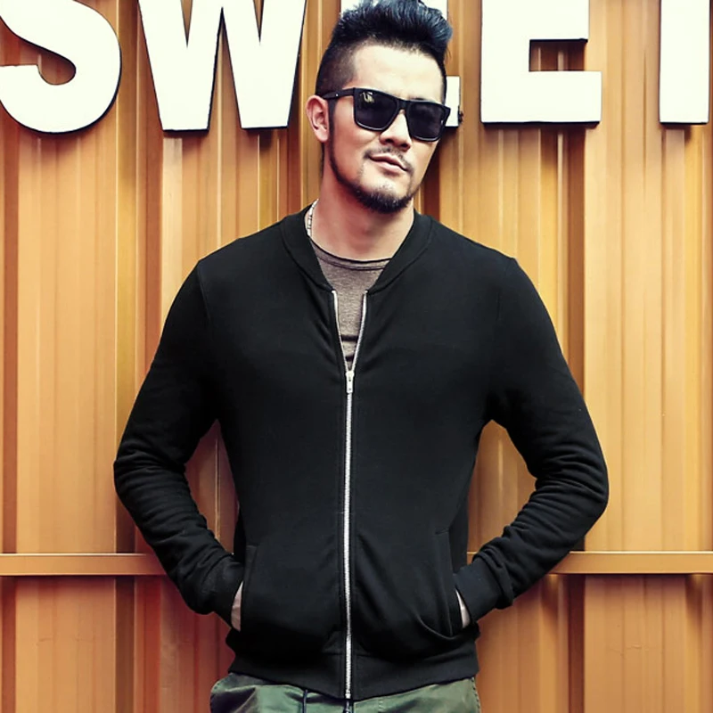 Мужская толстовка с капюшоном Saints однотонная на молнии спортивная одежда для