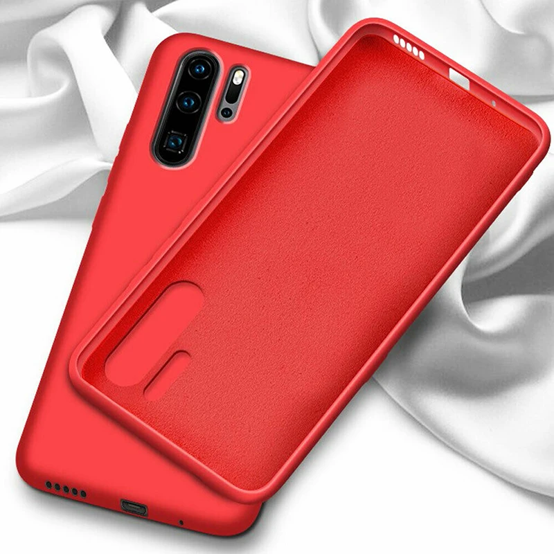 Жидкий силиконовый чехол для huawei P30 P20 Pro mate 20 10 Lite роскошный шелковистый мягкий противоударный чехол для huawei P10 Plus P Smart
