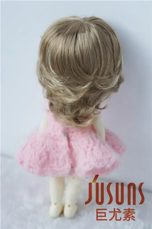 JD075 1/8 Модные Синтетические мохер BJD парики для кукол Размер 5-6 дюймов модные короткие кукольные волосы высокое качество Аксессуары для кукол